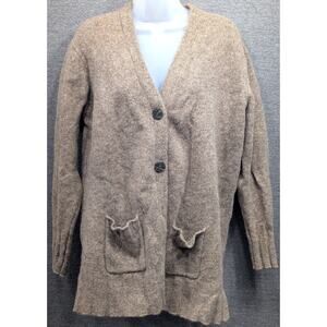 L.L. Bean Tan Women's Cardigan Sweater